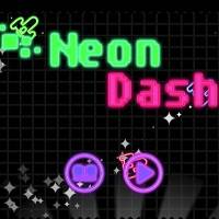 Игра Geometry Dash: neon Игра Geometry Dash: neon